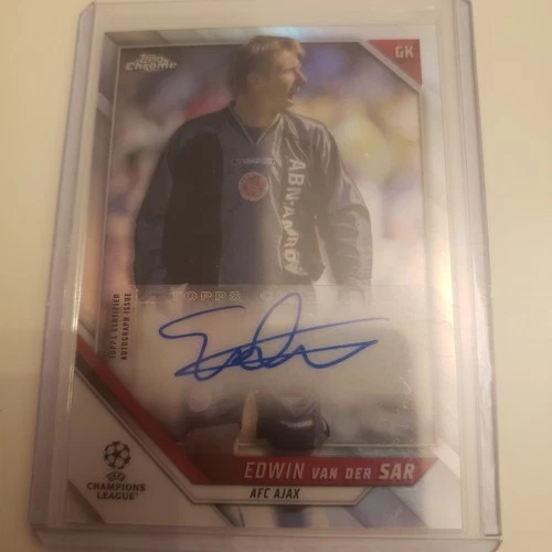 Edwin van der Sar 2022 Topps Chrome