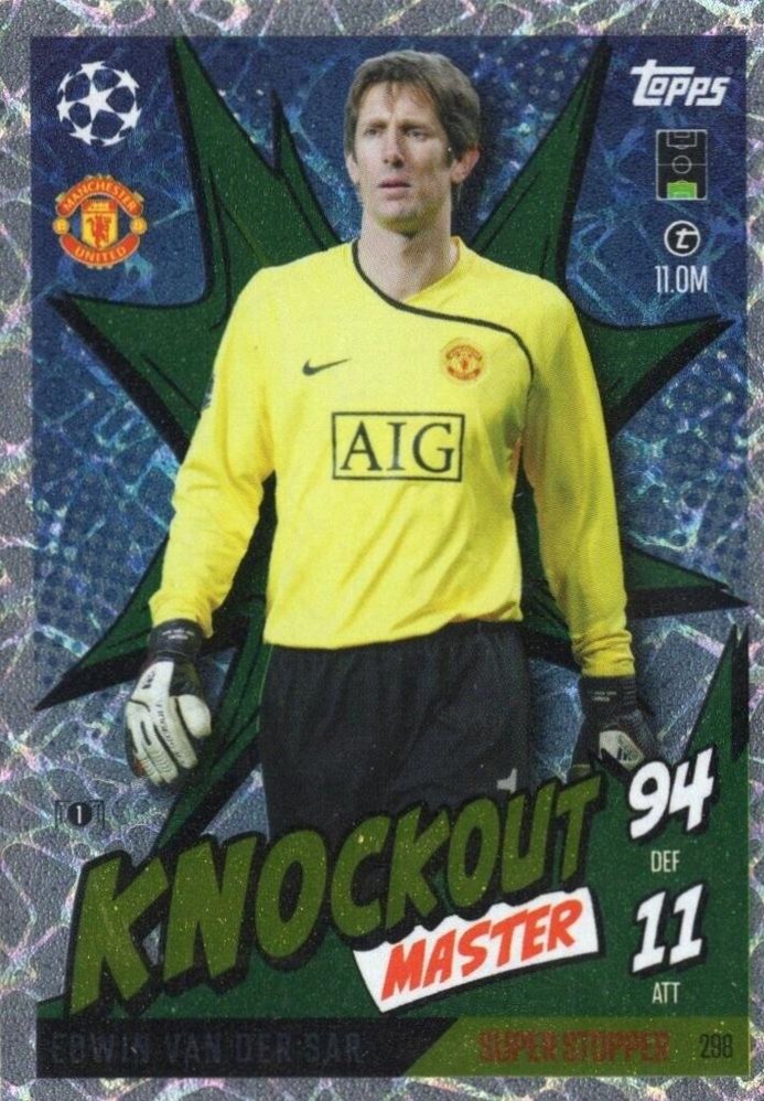 Edwin van der Sar 2024 Topps Match Attax UEFA Club Competitions Extra