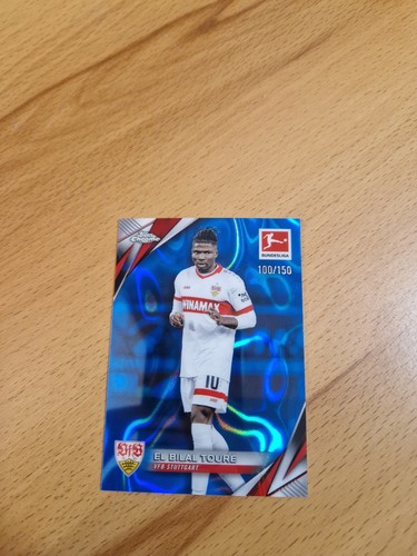 El Bilal Toure 2024 Topps Chrome Blue Lava /150