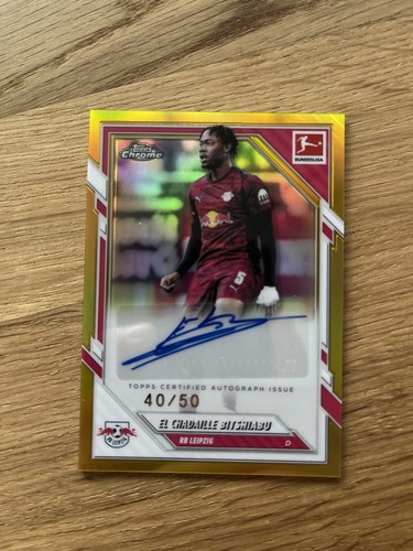 El Chadaille Bitshiabu 2025 Topps Chrome Bundesliga /50