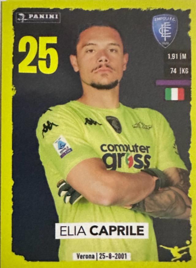 Elia Caprile 2023 Panini Calciatori Stickers