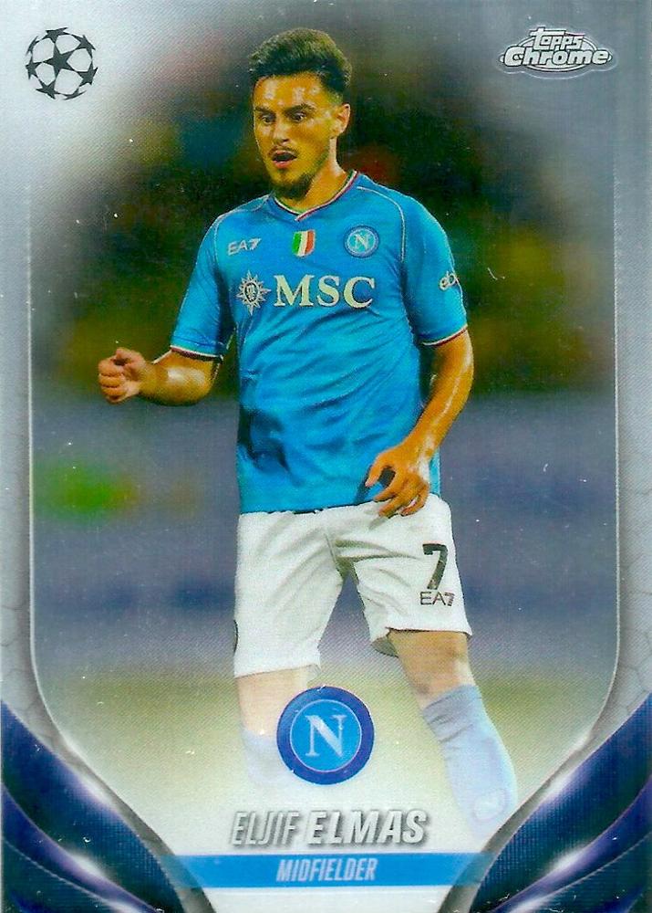 Eljif Elmas 2023 Topps Chrome UEFA Club Competitions