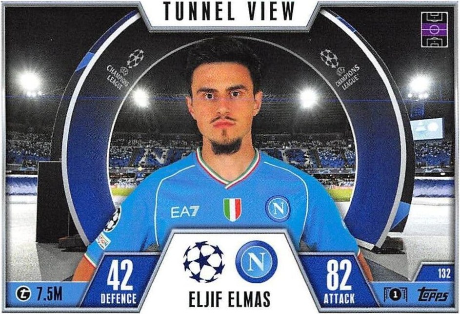 Eljif Elmas 2023 Topps Match Attax UEFA Club Competitions Extra