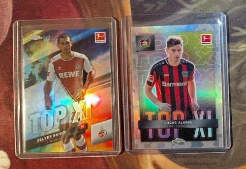Ellyes Skhiri / Lucas Alario 2023 Topps Chrome Bundesliga