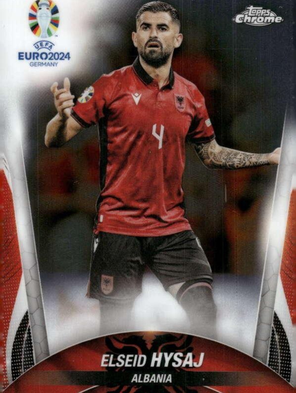Elseid Hysaj 2024 Topps Chrome UEFA EURO