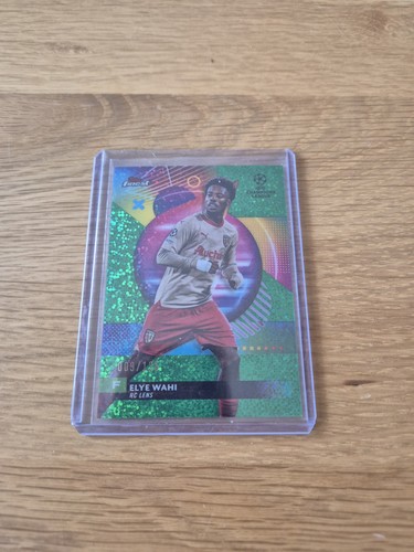Elye Wahi 2023 Topps Finest Green Speckle /125