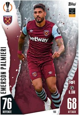 Emerson Palmieri 2023 Topps Match Attax UEFA Club Competitions
