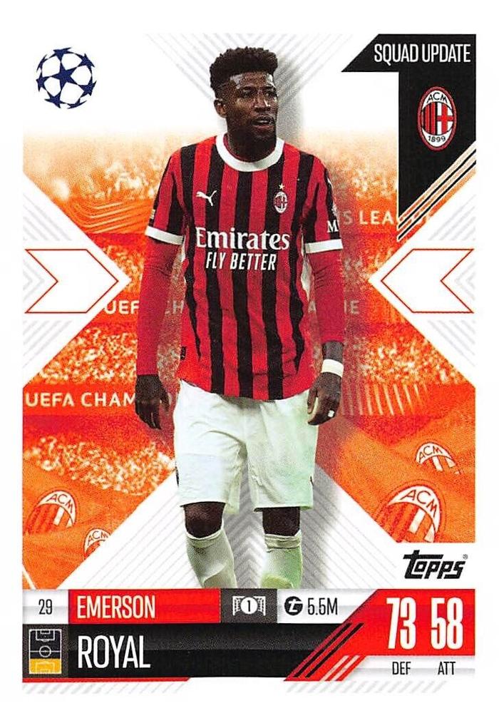 Emerson Royal 2024 Topps Match Attax UEFA Club Competitions Extra