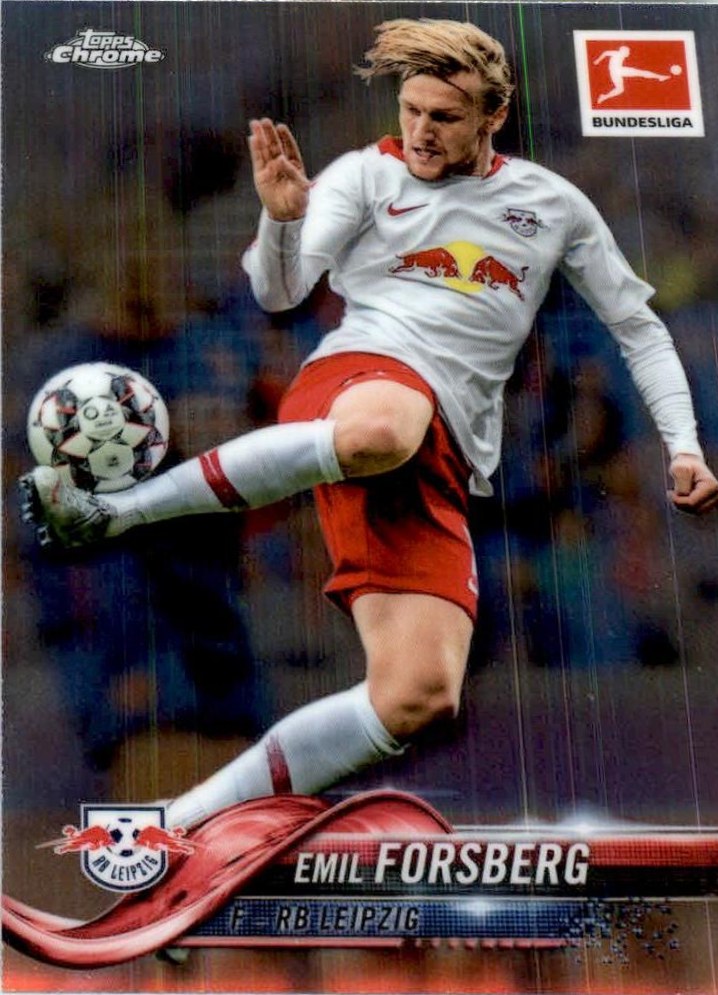 Emil Forsberg 2018 Topps Chrome Bundesliga 71