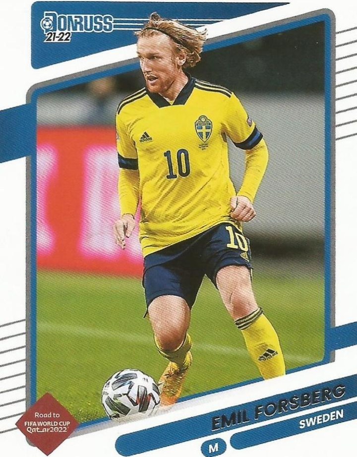 Emil Forsberg 2021 Panini Donruss Soccer 158