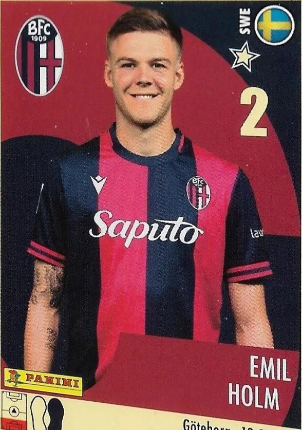 Emil Holm 2024 Panini Calciatori Stickers