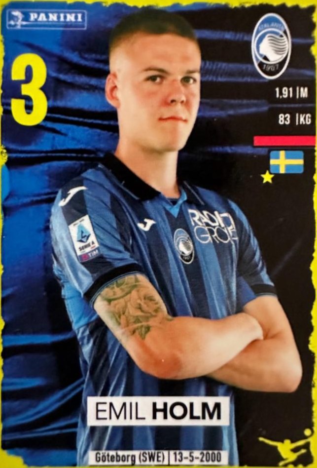 Emil Holm 2023 Panini Calciatori Stickers
