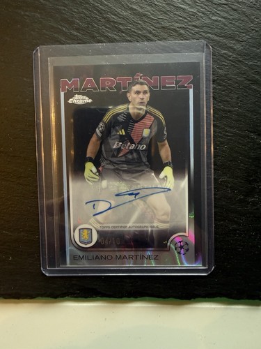 Emiliano Martinez 2024 Topps Chrome /10