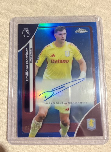 Emiliano Martinez 2026 Topps Chrome /150