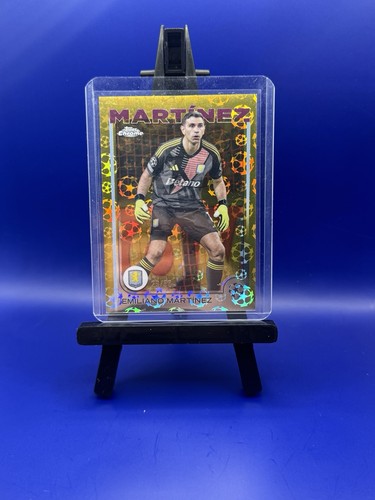 Emiliano Martinez 2024 Topps Chrome Logofractor /50