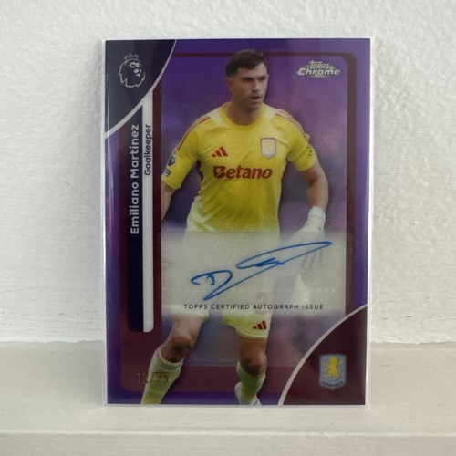 Emiliano Martinez 2026 Topps Chrome Purple /75