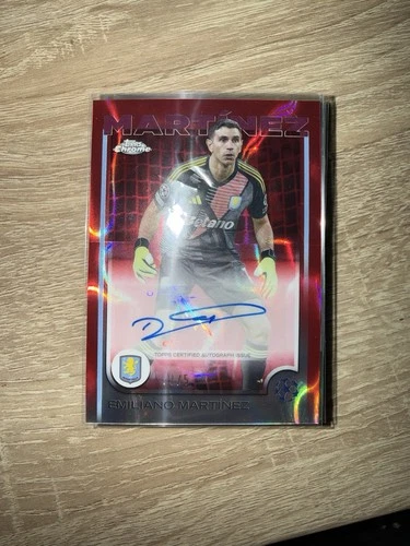 Emiliano Martinez 2024 Topps Chrome Red /5