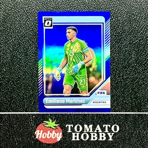Emiliano Martinez 2024 Panini Donruss FIFA 2024-25 Optic Blue Refractor /149