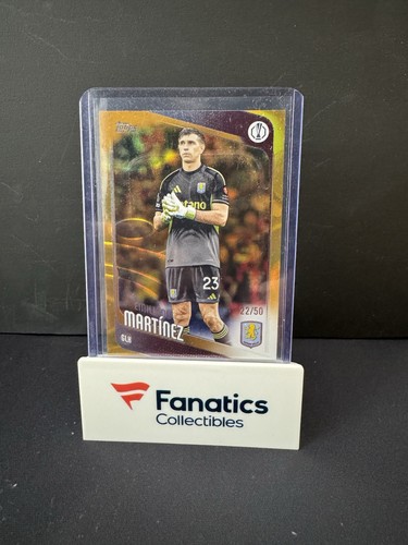 Emiliano Martinez 2026 Topps Flagship Gold /50