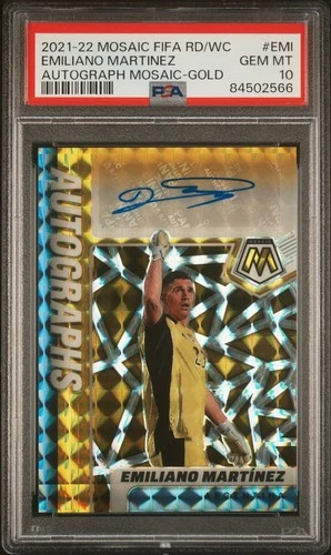 Emiliano Martinez 2021 Panini Mosaico FIFA Road To World Cup Oro /10