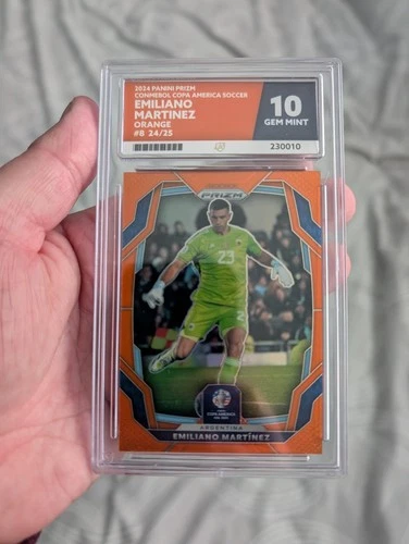 Emiliano Martinez 2024 Panini Prizm Copa America Orange /25