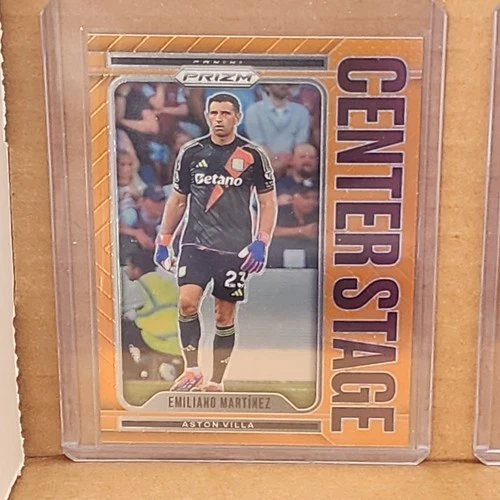 Emiliano Martinez 2024 Panini Prizm Orange Prizm /25