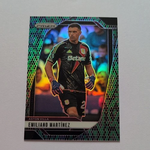 Emiliano Martinez 2024 Panini Prizm Premier League Snakeskin Prizm