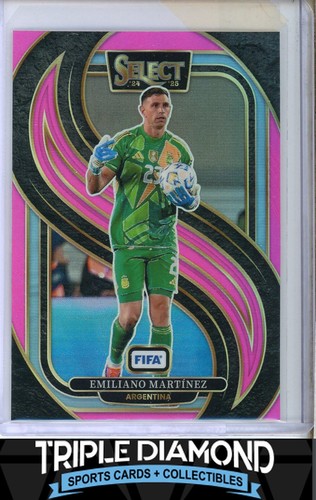 Emiliano Martinez 2024 Panini Select Pink Prizm 18/59