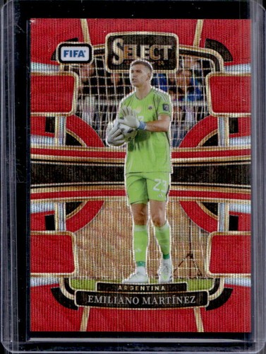Emiliano Martinez 2023 Panini Select Red Wave Prizm /149