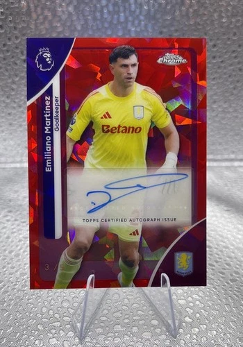 Emiliano Martínez 2026 Topps Premier League Red /5