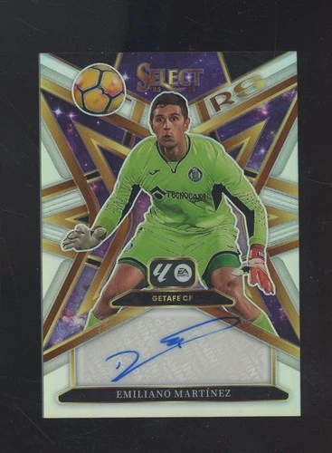 Emiliano Martínez 2025 Panini Select Plata Prizm