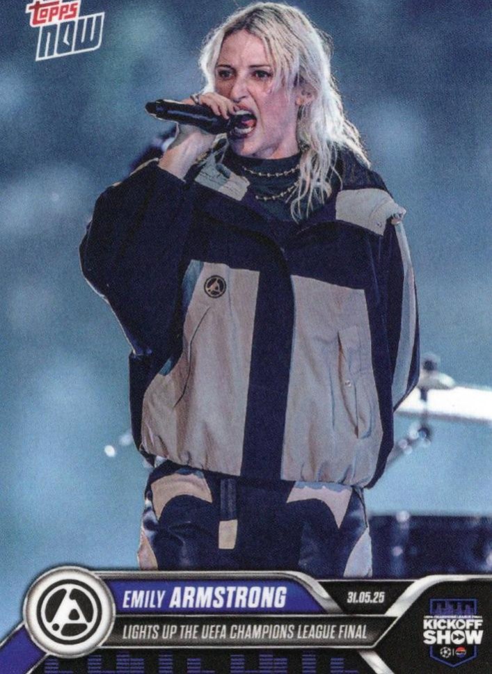 Emily Armstrong 2024 Topps Now UEFA Champions League