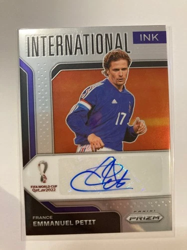 Emmanuel Petit 2022 Panini Prizm World Cup