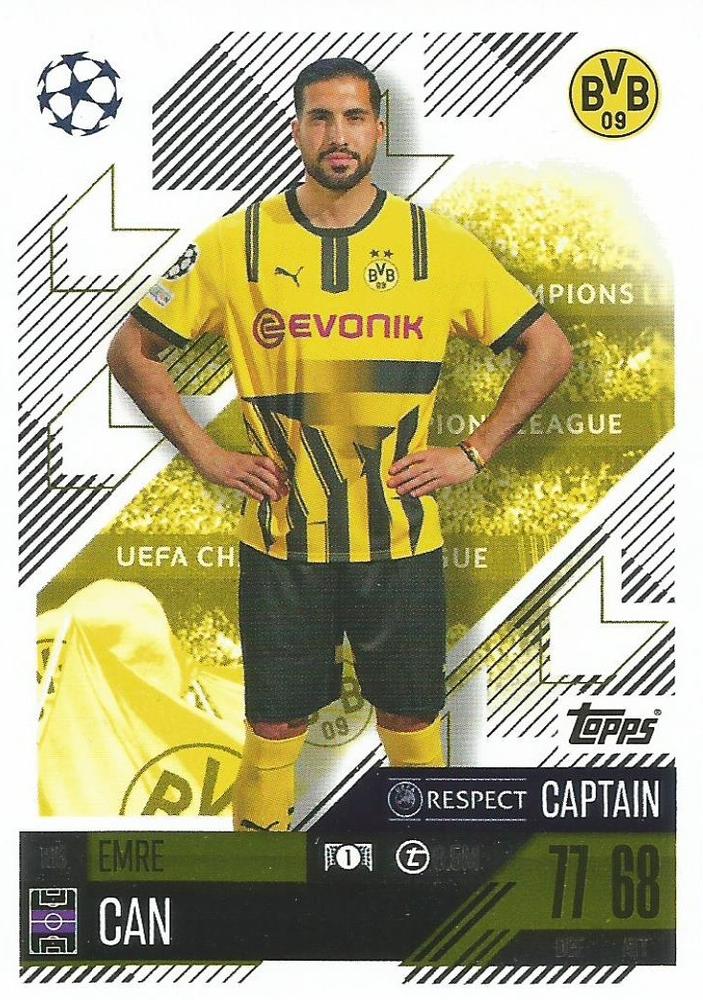 Emre Can 2024 Topps Match Attax UEFA Club Competitions