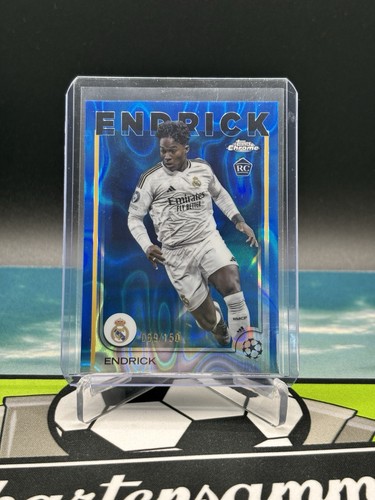 Endrick 2025 Topps Chrome Blue Lava Refractor /150