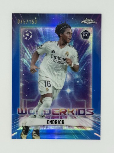 Endrick 2024 Topps Chrome Blue Refractor /150