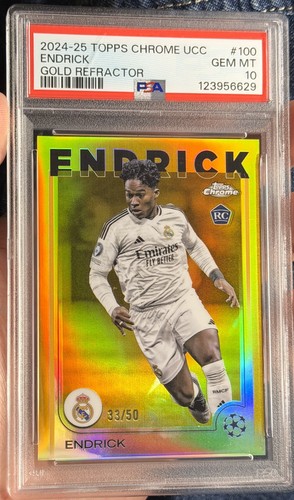 Endrick 2024 Topps Chrome Gold Refractor /50