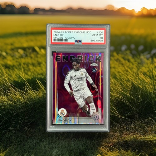 Endrick 2024 Topps Chrome Magenta Lava /75