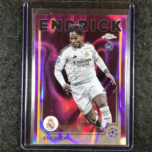 Endrick 2024 Topps Chrome Magenta Lava /75