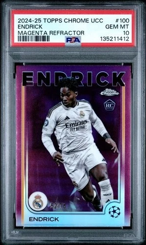 Endrick 2024 Topps Chrome Magenta Refractor /75