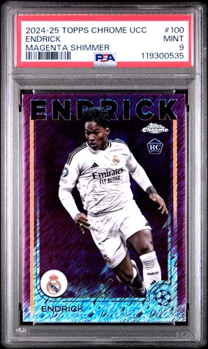Endrick 2024 Topps Chrome Magenta Shimmer /100
