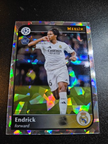 Endrick 2024 Topps Chrome Merlin Ice Refractor