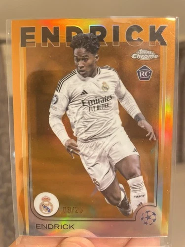 Endrick 2024 Topps Chrome Orange Refractor /25