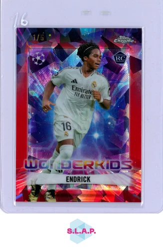 Endrick 2025 Topps Chrome Red /5