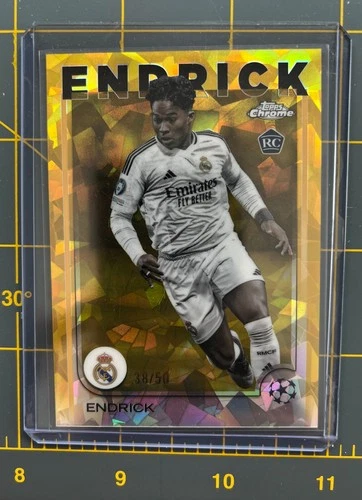 Endrick 2024 Topps Chrome Sapphire Gold /50
