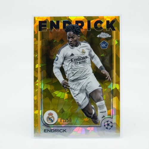 Endrick 2024 Topps Chrome Sapphire Gold /50