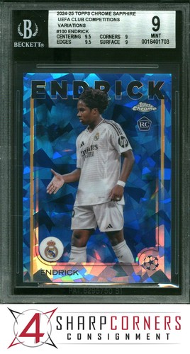 Endrick 2024 Topps Chrome Sapphire Sapphire