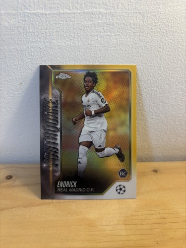 Endrick 2024 Topps Chrome UEFA /50
