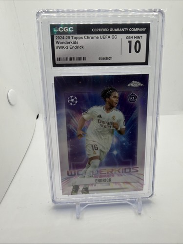 Endrick 2024 Topps Chrome UEFA