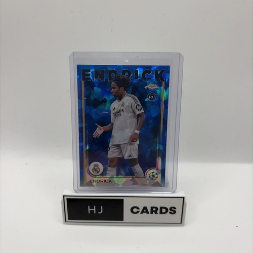 Endrick 2024 Topps Chrome UEFA Club Competitions Sapphire Edition